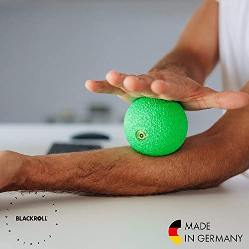 BLACKROLL Black Roll Ball, 8cm, Made in Germany, Lightweight 17g Stretch Ball for Self-Care, Authentic Pink