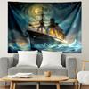 RMS Titanic Print Tapestry, Lightweight Wall Hanging, for Bedroom, Dorm, Living Room, Home Art Decor, Birthday Christmas Gift for Friends