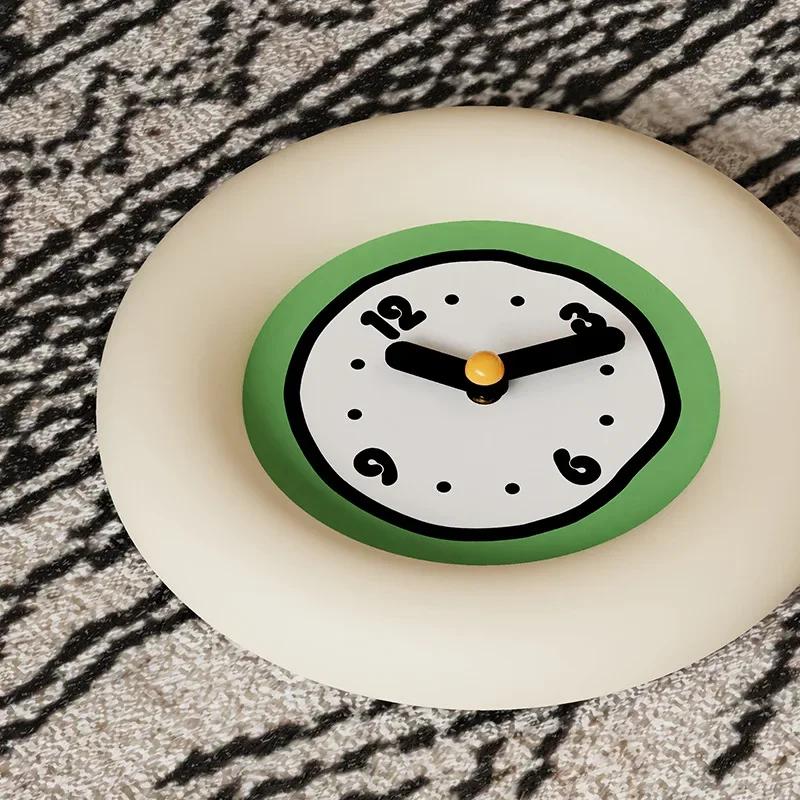 Ins Style Clock Hanging Wall Decor Living Room Simple Modern Silent Timepiece Decorative Gifts