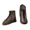 1 Pair Waterproof Shoe Covers Rainproof Shoe Protectors with Zipper And Drawstring Anti-Slip Sole Overshoes for Men Women Rain Snow Mud Protection