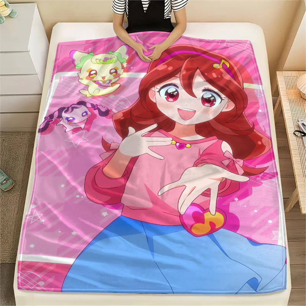 Pretty Cure Sweet Blanket, Pretty Cure Fan Cozy Throw, Ideal Gift.chl 75x90cm