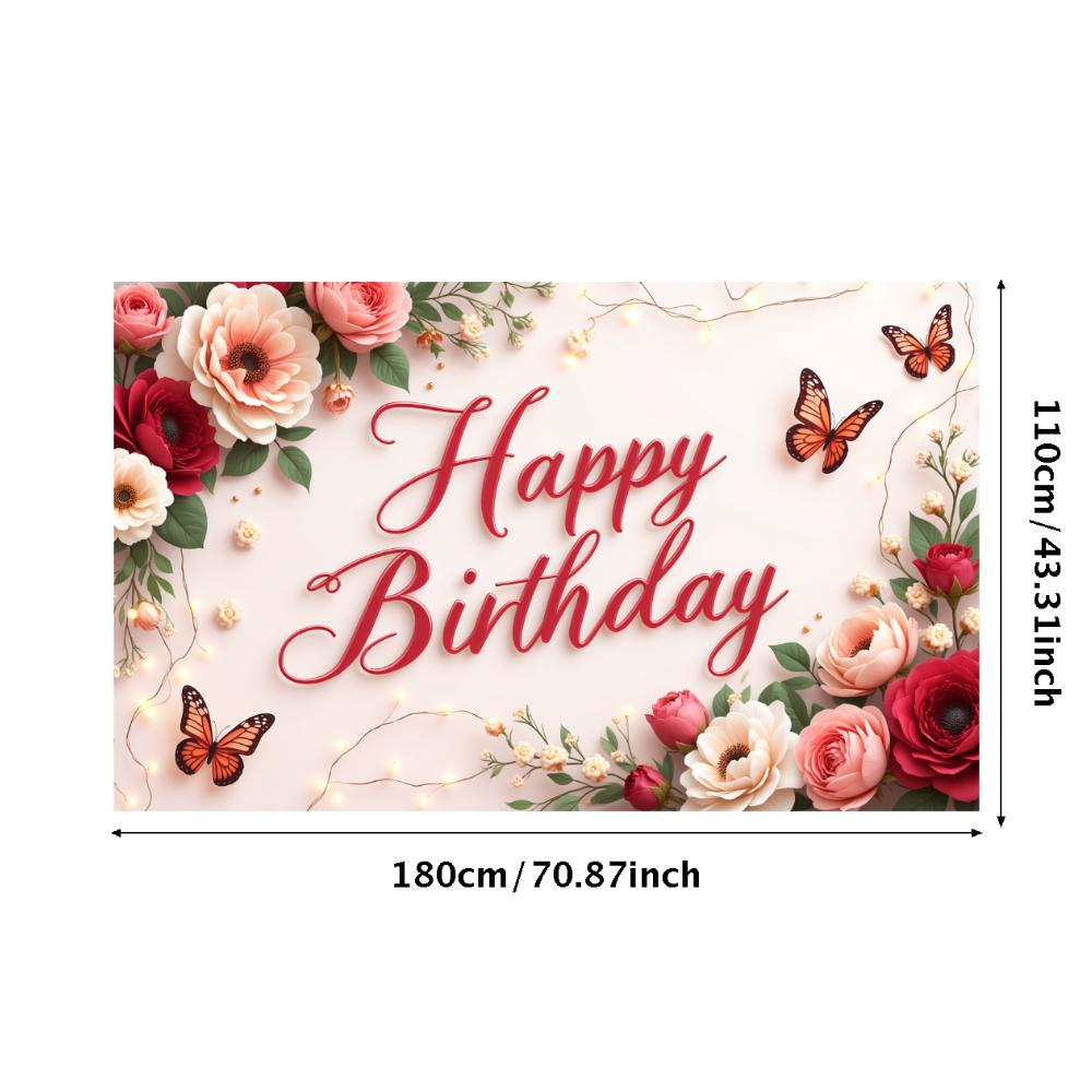 Large Size Birthday Decor Outdoor Banner Birthday Banner for Outdoor Celebration Birthday Party Kids Party