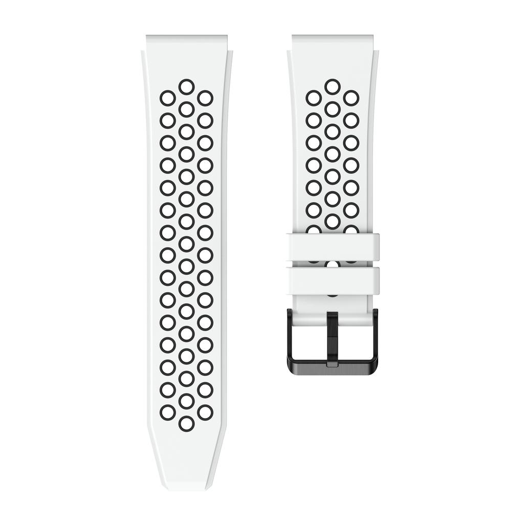 22mm Lug End Silicone Strap For Zeblaze Ares 3 Pro / Stratos 3 2 Sport Band Replacement WristBand For Zeblaze Vibe 7 Pro / Lite