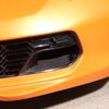 For Chevrolet Corvette C7 2014-2019 Soft Carbon Fiber Car Bumper Front Lip Air Inlet Decorative Sticker Exterior Accessories