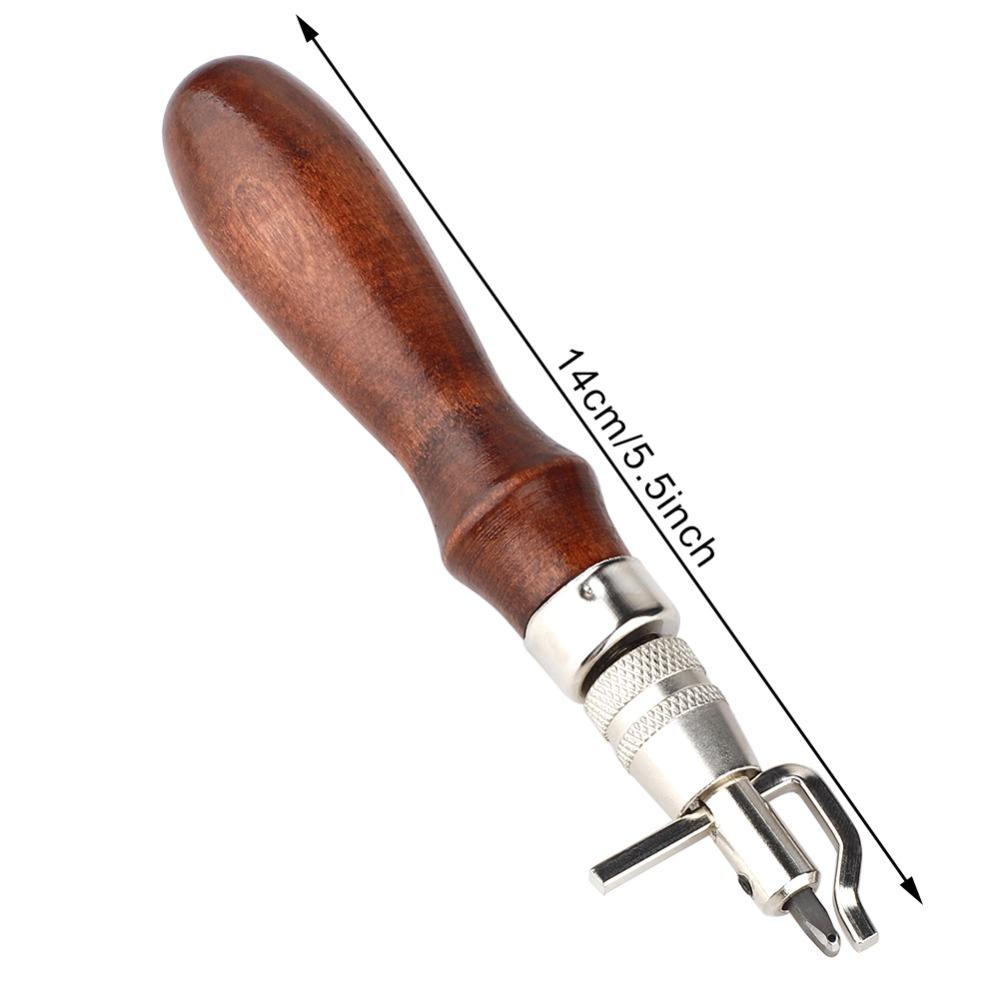 7-in-1 Multi-Functional Stitching Groover Tool Edge Creasing Tool DIY Leather Craft