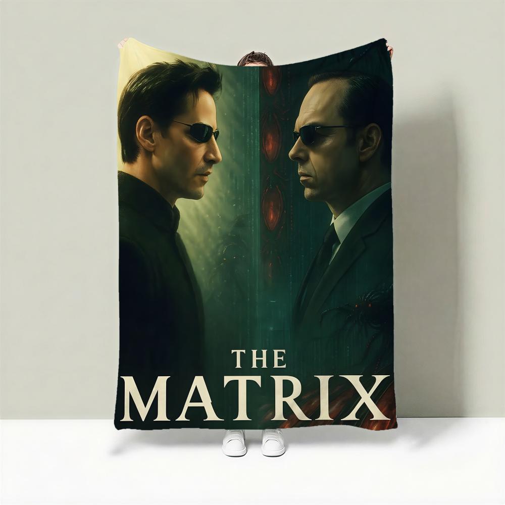 

Movie T-The Matrix Throw Lightweight 240g Flannel Blanket Soft Skin-friendly for Summer Cooling 75cmx90cm