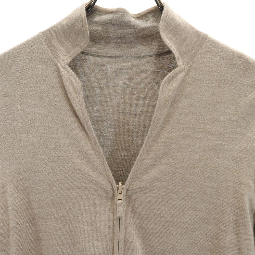 FOXEY Cashmere Blend Long sleeve Knit jacket 38 Beige Women Used