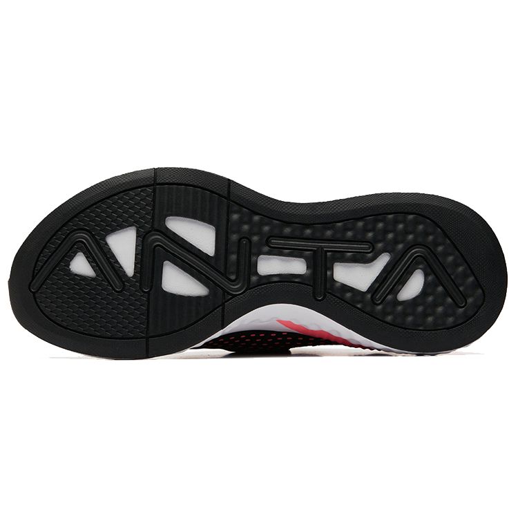Anta Fashion Low-Top Running Shoes Women sneaker Black Pink White 12935551-1