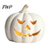 Saisonale Dekorationslaternen Halloween Kürbis Kerzenhalter, Harzlaterne Teelichthalter mit Innendekorationen Geschnitztes Gesicht für Herbst Bauernhaus