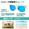Polarized Sunglasses UV400 UV Rays Reflective Light Strong Light Wellington Style Drop Prevention Impact Resistant Sports Cycling Running Fishing