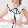 Fashion Laceup Tied Collar Neckpiece Decorative Cape Shawl Collar For Women Daily Styling and Formal Outfit Decoration