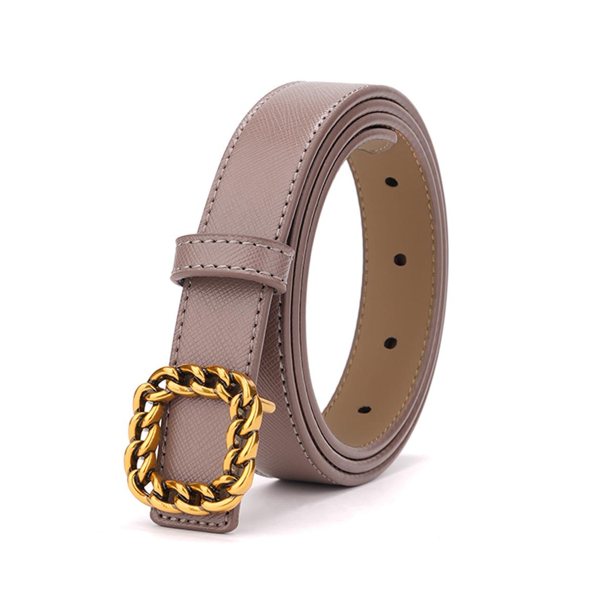 

Новый женский ретро квадратная пряжка ремень из коровьей кожи для женщин универсальный декоративный платье повседневный простой модный ремень из натуральной кожи 105cm