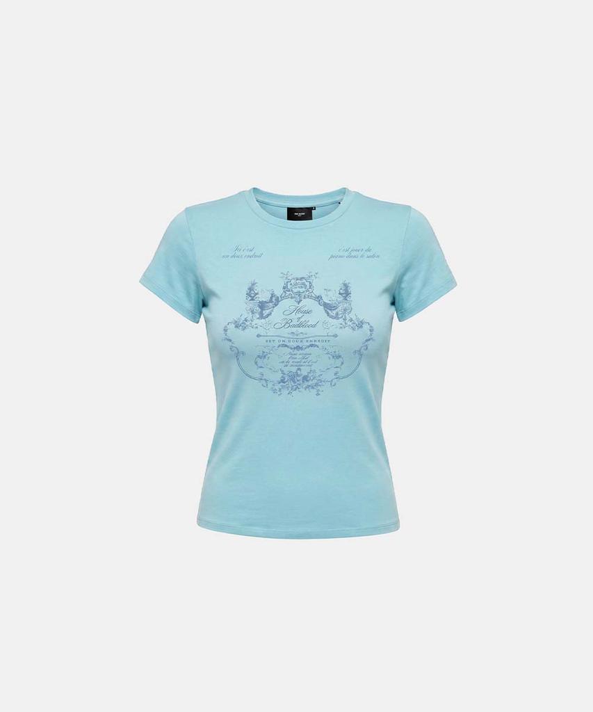 BADBLOOD H.B.B. Garden Graphic 1/2 T-Shirt - Mint