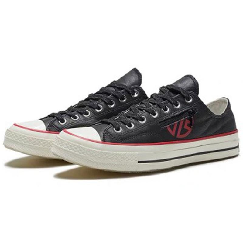Converse 1970s Comfortable Low-Top Espadrilles Unisex Black, White and Red