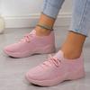 Fashion Summer Women Casual Shoes Plus Size Sneakers For Women Platform Sport Shoes Female Lace Up Tennis Shoes