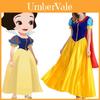 Enchanting Snow White Princess Cosplay Costume With Elegant Cape And Petticoat