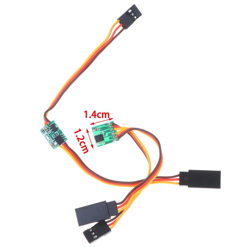 Servo Signal Reverser Easy To Install Compact Size Mini Reverse Switch Cable for RC Car Plane Drone Repair