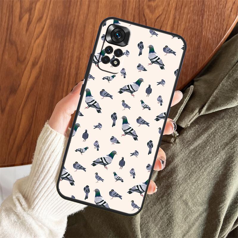 Pouzdro Holubi Pro Xiaomi Redmi Note 14 Pro 13 12 11 10 15 Pro Plus Redmi 15 C 13 10C 12C 13C 14C Kryt