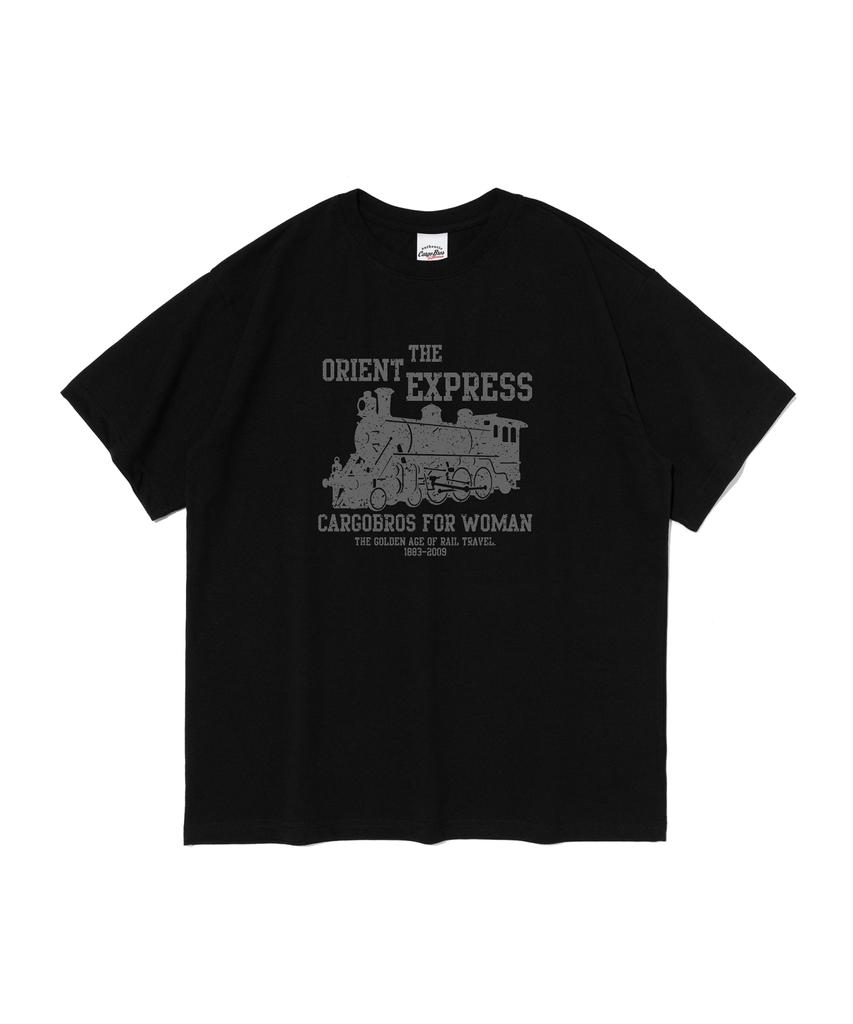 CARGOBROS FOR WOMAN Orient Express Short Sleeve T-Shirt (Black)