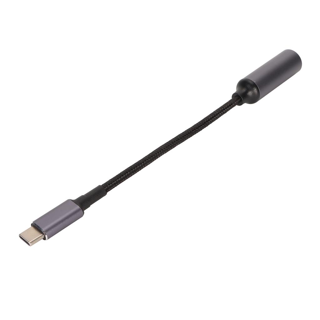 DC 5.5mmx2.1mm Female Input To Type C Male PD Charging Cable 100W DC5521 To USB C Cable with PD