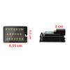2pcs LED License Plate Light For Dodge Durango 2014-2021 White No Error License Plate Lights 2