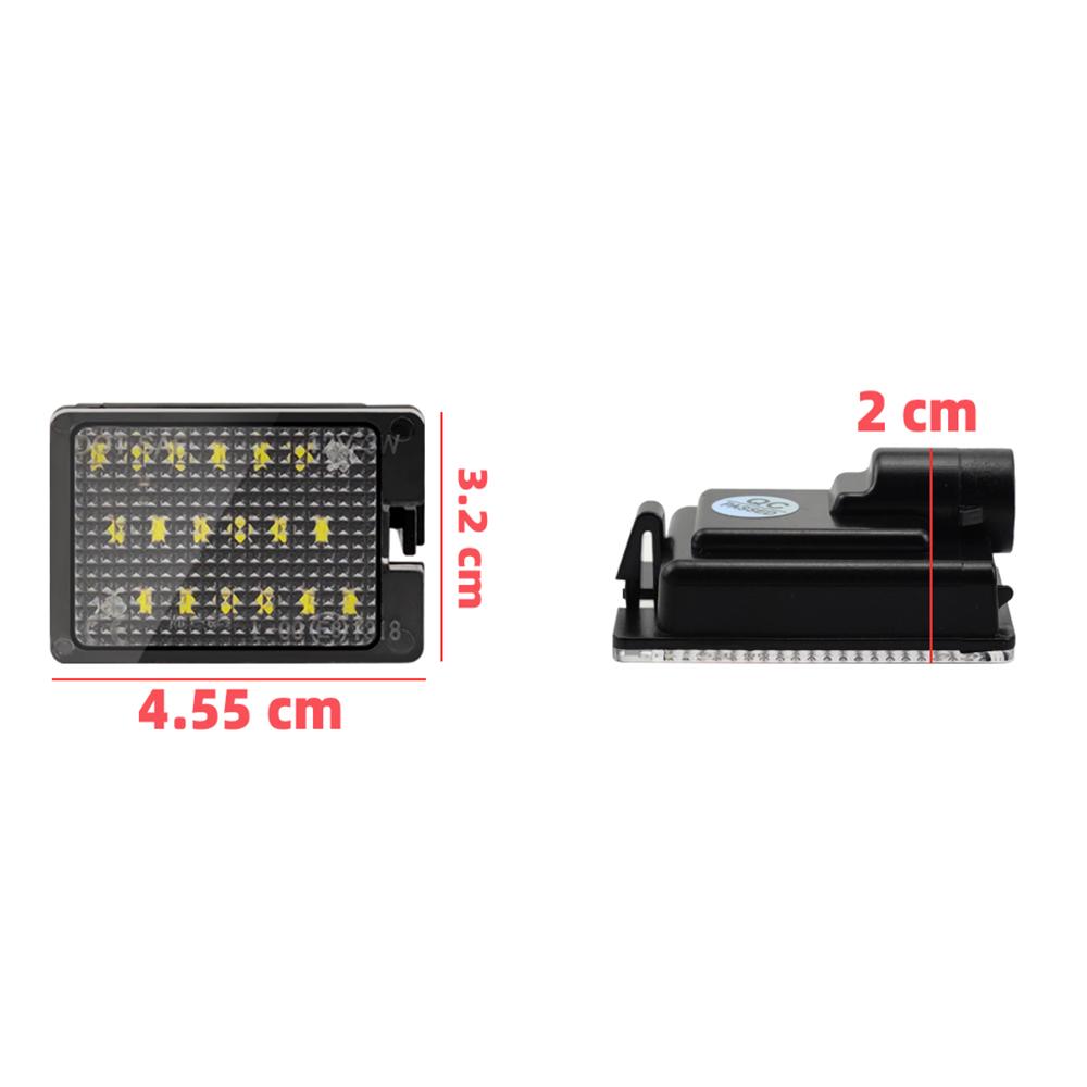2pcs LED License Plate Light For Dodge Durango 2014-2021 White No Error License Plate Lights 2