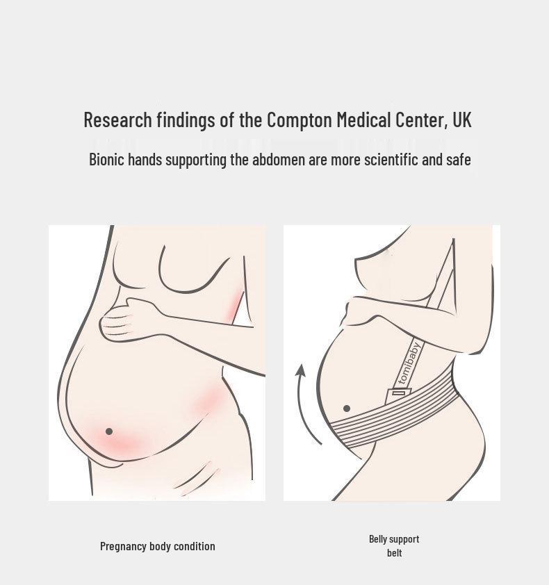 Adjustable Breathable Maternity Support Belt for Prenatal Pain, Back Support, and Fetal Safety.