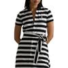 Polo Ralph Lauren SS24 Striped Casual A-Line Midi Short Sleeve Dress Women dresses Multicolor WMPODRSNFA20644-001