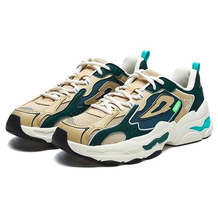 Fila Y2K X Ms Fabric Synthetic Leather Retro Running Low Top Lifestyle Shoes Women Sneaker Blue Green Brown F12W312122FTA