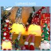 Festive Christmas Gnomes With Led Lights Plush Stuffed Doll Home Decor