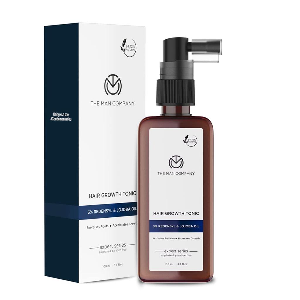 The Man Company Hair To Grow Kit, Onion Oil Hair Growth Tonic & Derma Roller, Controls Hair Fall & Breakage, Boosts Hair Growth, Set of 2