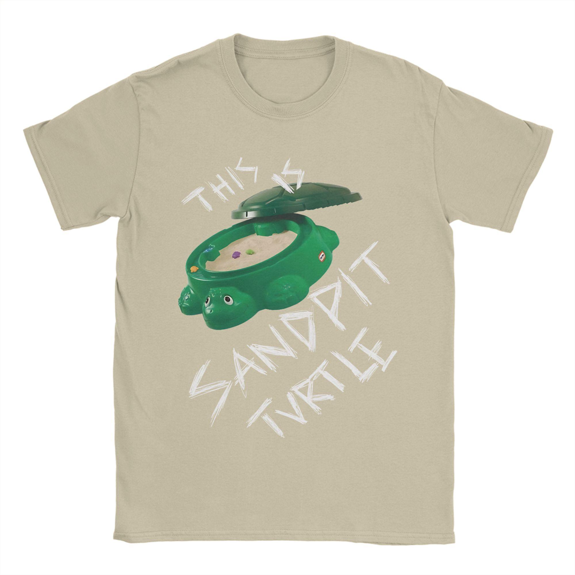 

This Is Sandpit Turtle bmth meme T-Shirt Summer Novelty T-Shirt Men Cotton O Neck Oversize Top Tees Short Sleeve Vintage Tshirt L
