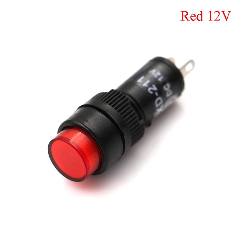 Led Pilot Panel Indicator Signal Warning Light Lamp Ac/Dc 10Mm