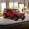 1:64 Jeeps Wrangler Rubicon SUV Alloy Car Model Diecasts Metal Off-road Vehicles Car Model Simulation Miniature Scale Kids Gifts ALQ1