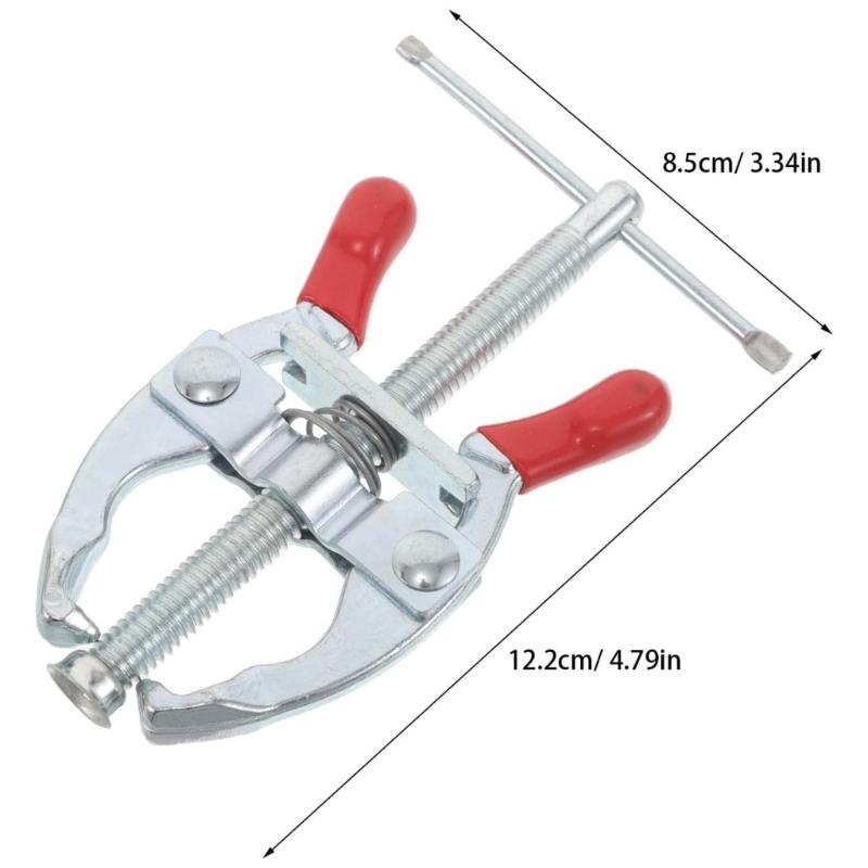 Screw-Drives Wiper Arm Extractor Tool with Crossbar Handle and Two Curved Jaws, Metal Puller for Windshield Wiper Arms and Battery Terminals