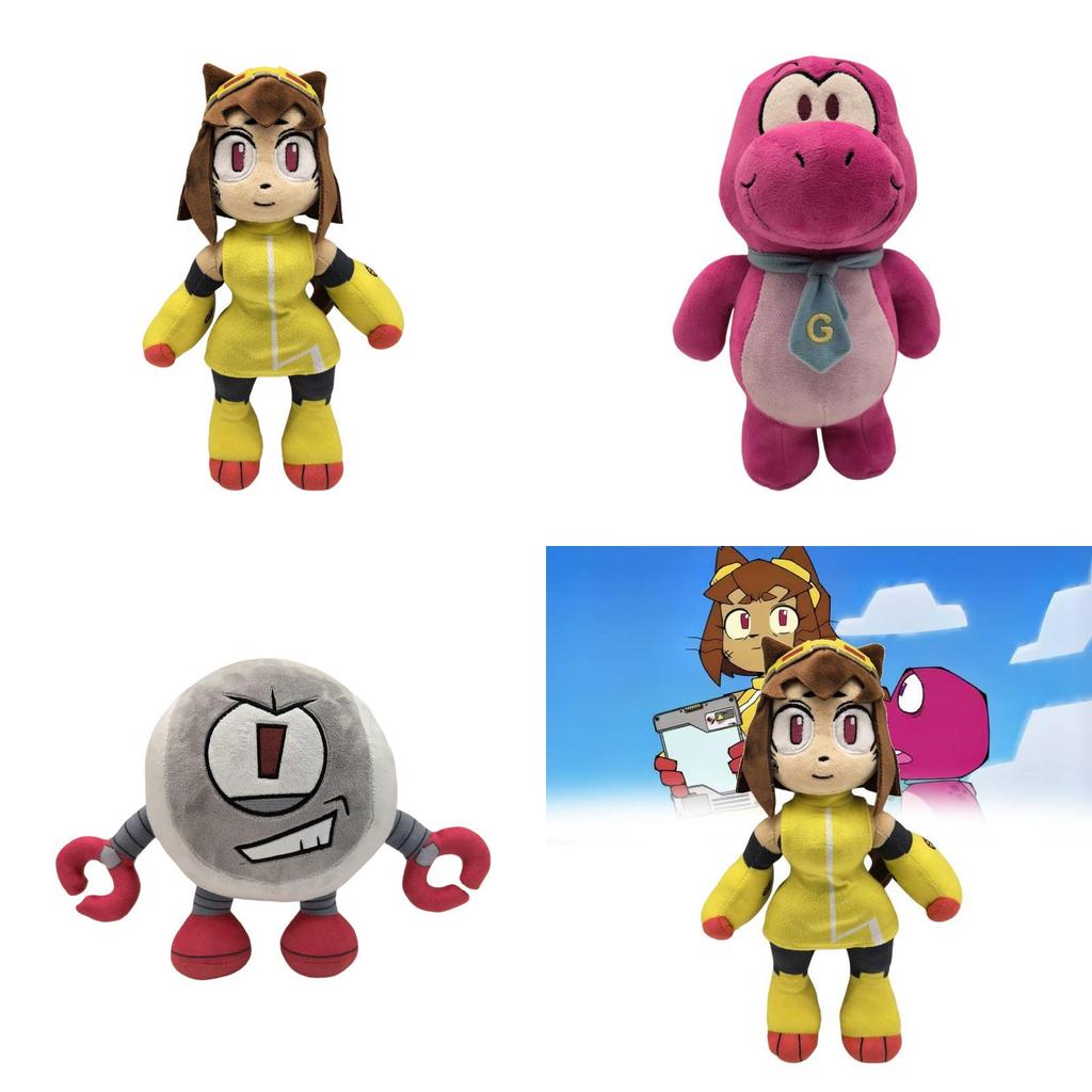 Peluche Gobbles Cartoon Gameoverse con Imbottitura Soffice per Decorazione Stanza dei Giochi