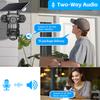 4G True Three-eye Three-lens Monitor with Night Vision and All-day Recording, Low Power Consumption Home AOV Solar Camera