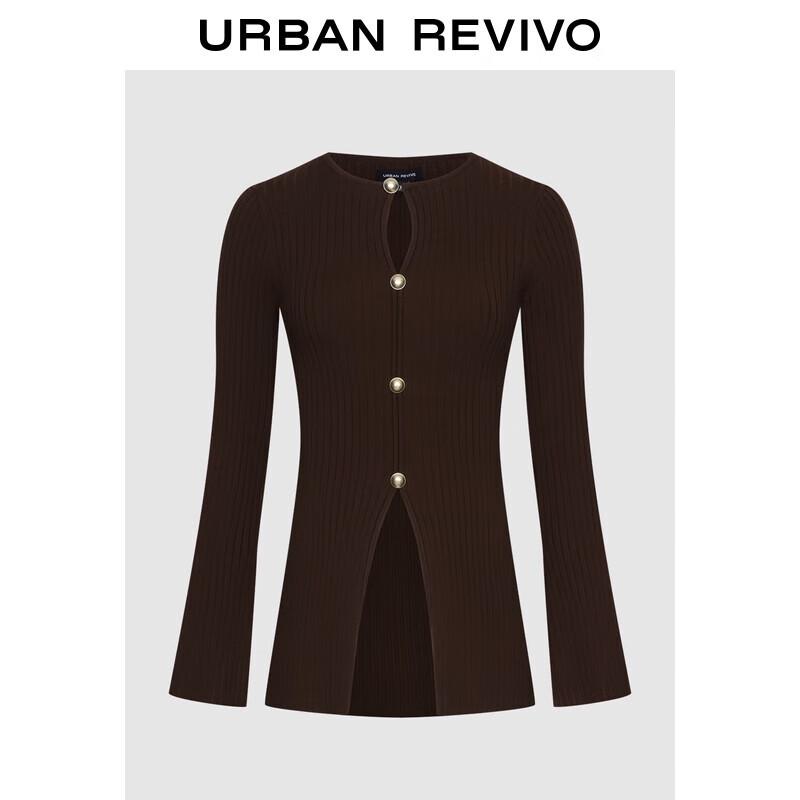 UR Women s Ribbed Knit Slim-fit Cardigan S