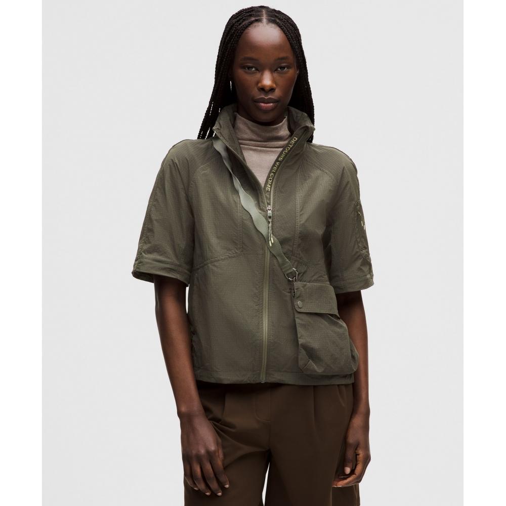 Lululemon Convertible Ripstop Hiking Jacket Army Green