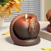 Unikátní formy na svíčky Apple Sanke 3D silikonové formy na odlévání hadů Opakovaně použitelné formy na sádru Formy na epoxidovou pryskyřici pro domácí dekoraci