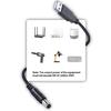 160cm USB 12V 12W Boost Power Cable Featuring LED Light Plastic Texture for Router Speaker LED Light Electronics