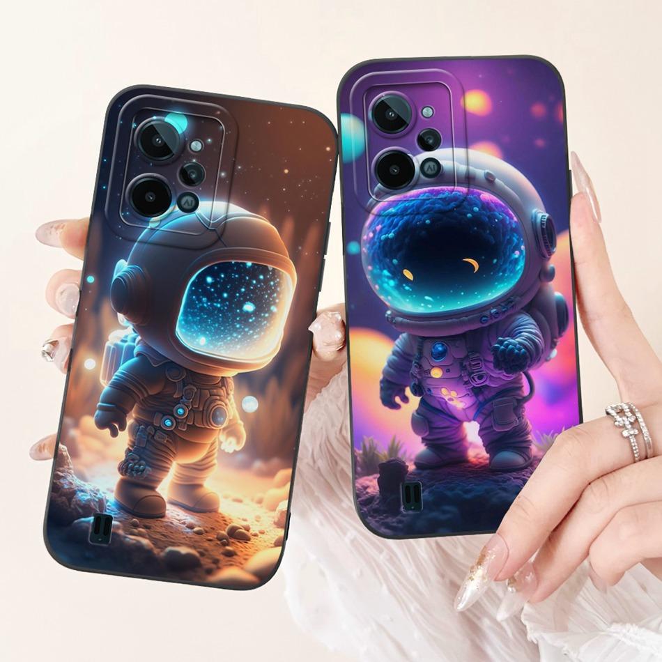 For Realme C31 Case RealmeC31 C 31 4G RMX3501 2022 Cute Cartoon Camera Protective Shockproof Soft Silicon Phone Cases