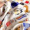 100% Mulberry Silk Scarf Cute Cat Print Lightweight Square Scarf for Women Fashion Neck Scarf Hair Fall Women's Scarves