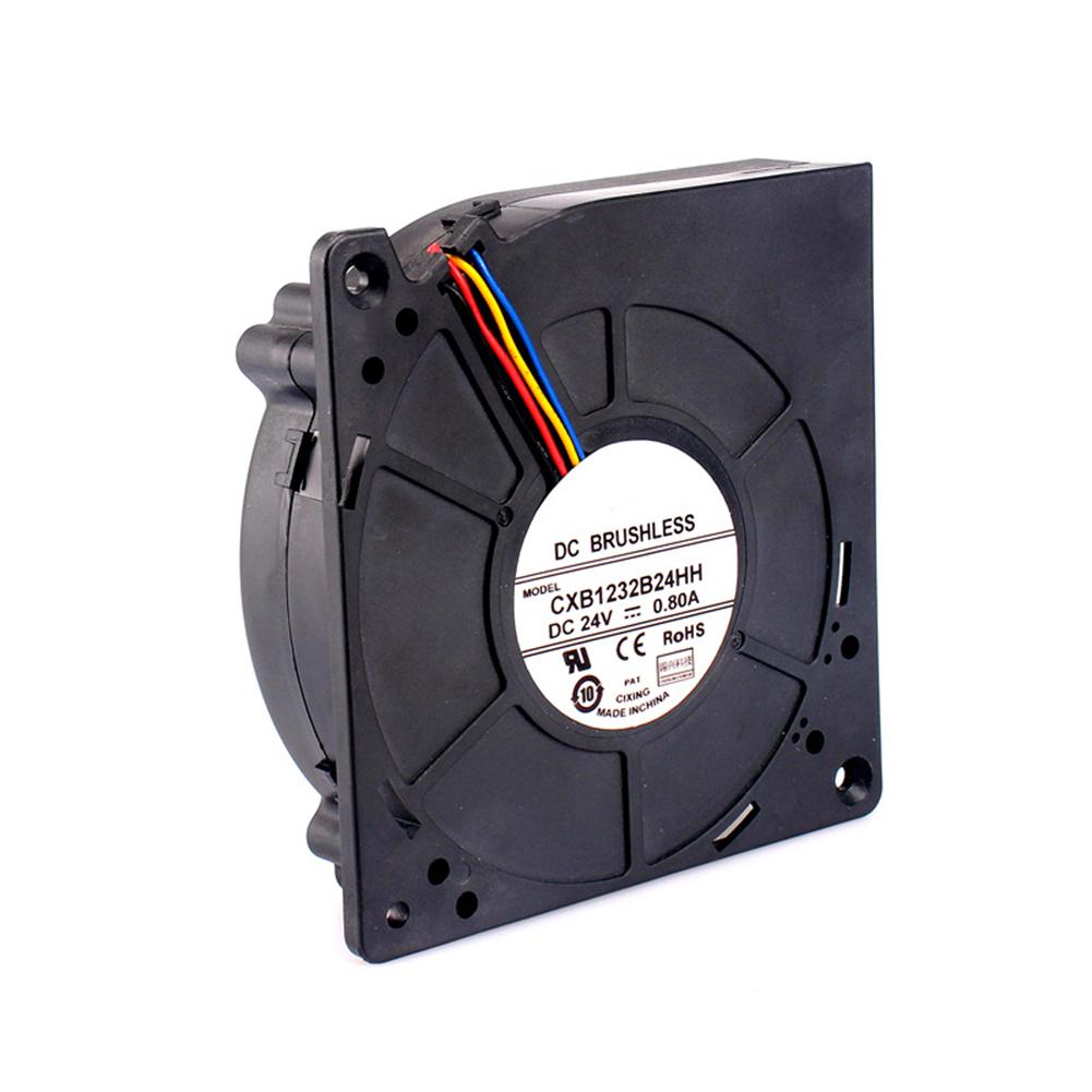 12032 Blower Fan DC5V 12V 24V Large Air Volume Fan Grill For Turbo Blower Cooling Fan For Camping Stove Cooking Fans