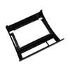 Car Interior Car Dash Stereo Radio Face Panel Frame Trim 2DIN 9" Black ABS