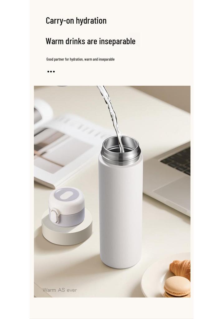 316 Insulated Thermos Cup: Elegant Direct-Drink Coffee & Water Cup, High-End Design, Lightweight, High-Value, Niche Appeal.