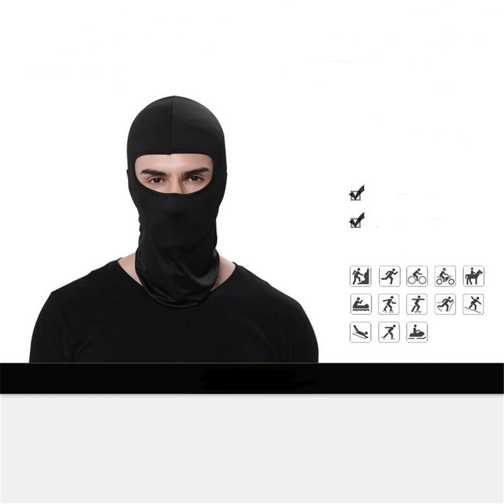 Outdoor Ski Motorcycle Cycling Balaclava Full Face Mask Neck Cover Ultra Thin