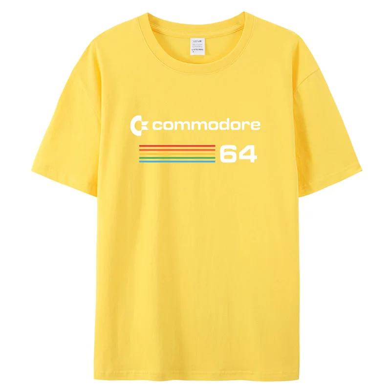 Commodore 64 Summer Fashion High Quality 100 Cotton Breathable and Comfortable TShirt Mens Tops Casual Fashion Street Wear