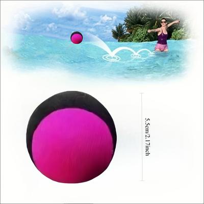 4 /1pc Durable Water - Floating Balls, Elastic Beach Balls -soft and Elastic, for Swimming Pools, Beaches and Outdoor Activities