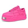 Fashion Red Platform Shoes For Man Punk Original Men's Sneakers Breathable Lace-up Summer Casual Sneaker Man Skateboard Shoes